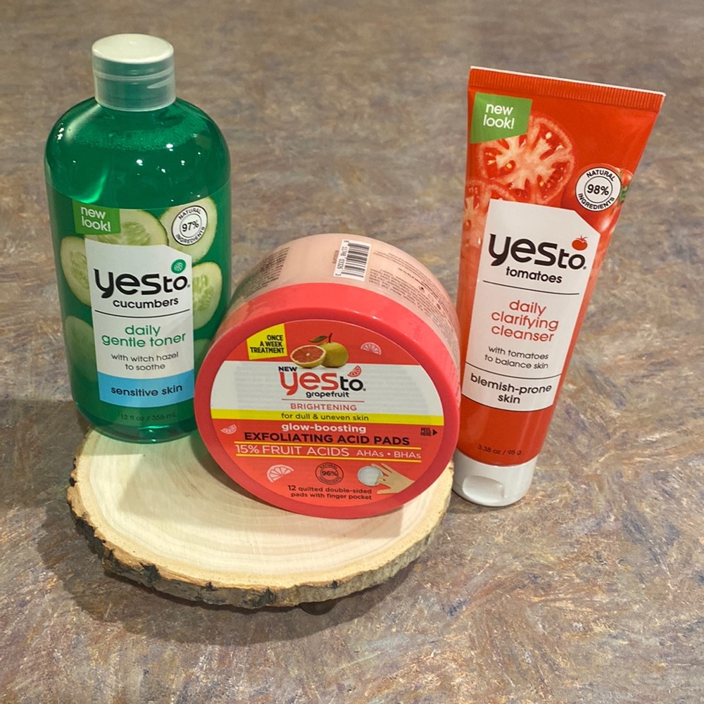 YESto bundle pack of 3